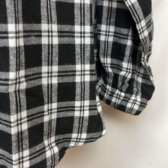 Hotouch black and white plaid flannel shirt size xl - Picture 7 of 13